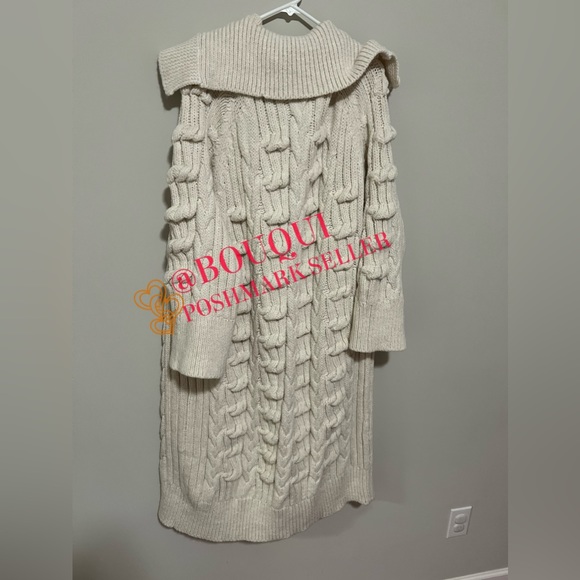 BLOGGERS FAV ZARA TEXTURED KNIT COAT CARDIGAN - Picture 3 of 7